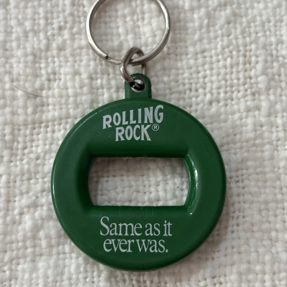 Rolling Rock Beer Bottle Opener Keychain 2